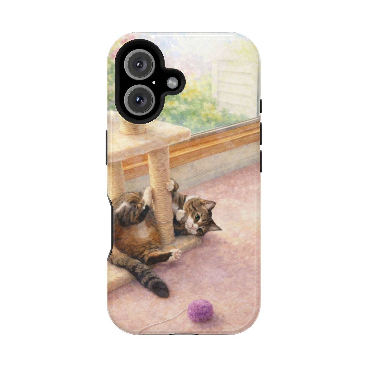 Playful Kitty Magnetic Phone Case - iPhone 16