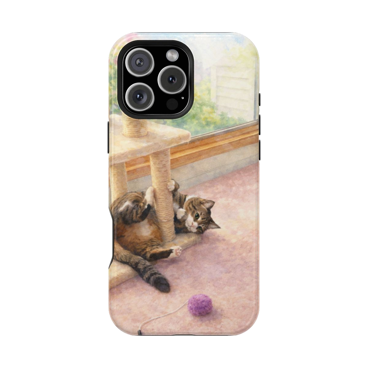 Playful Kitty Magnetic Phone Case - iPhone 16 Pro Max