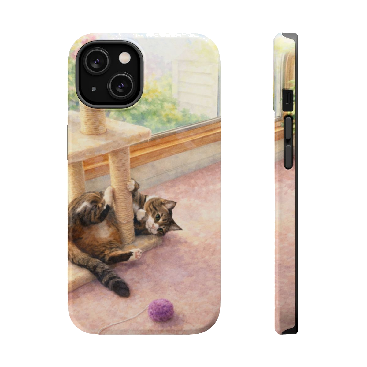Playful Kitty Magnetic Phone Case - iPhone 14