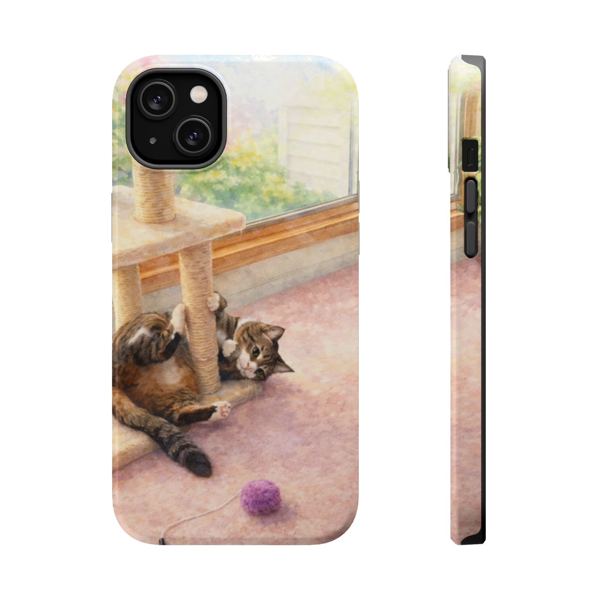 Playful Kitty Magnetic Phone Case - iPhone 14 Plus