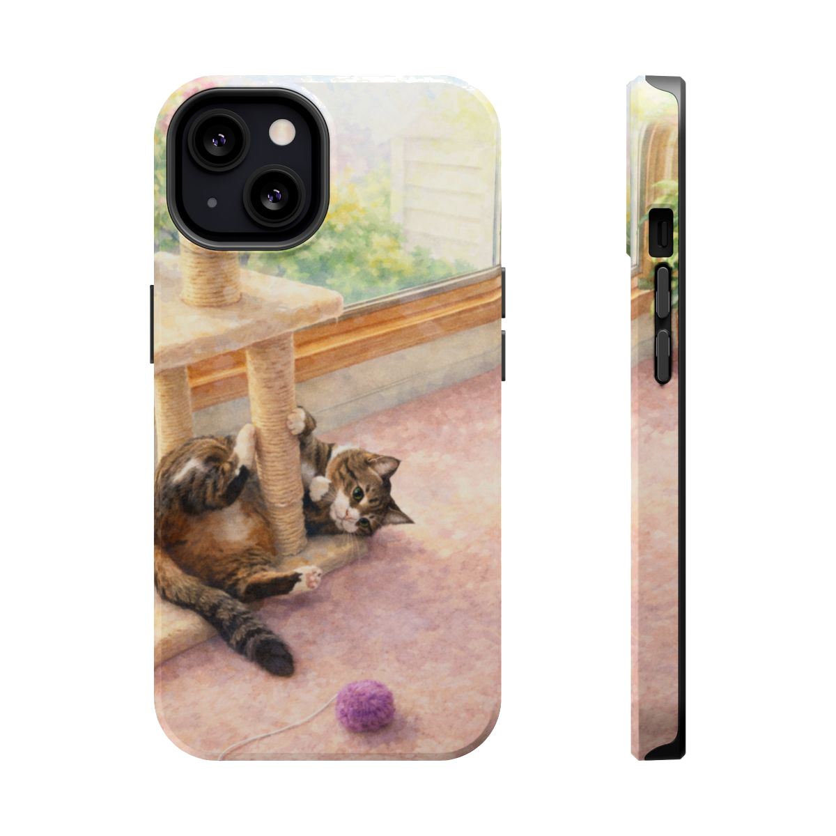 Playful Kitty Magnetic Phone Case - iPhone 13