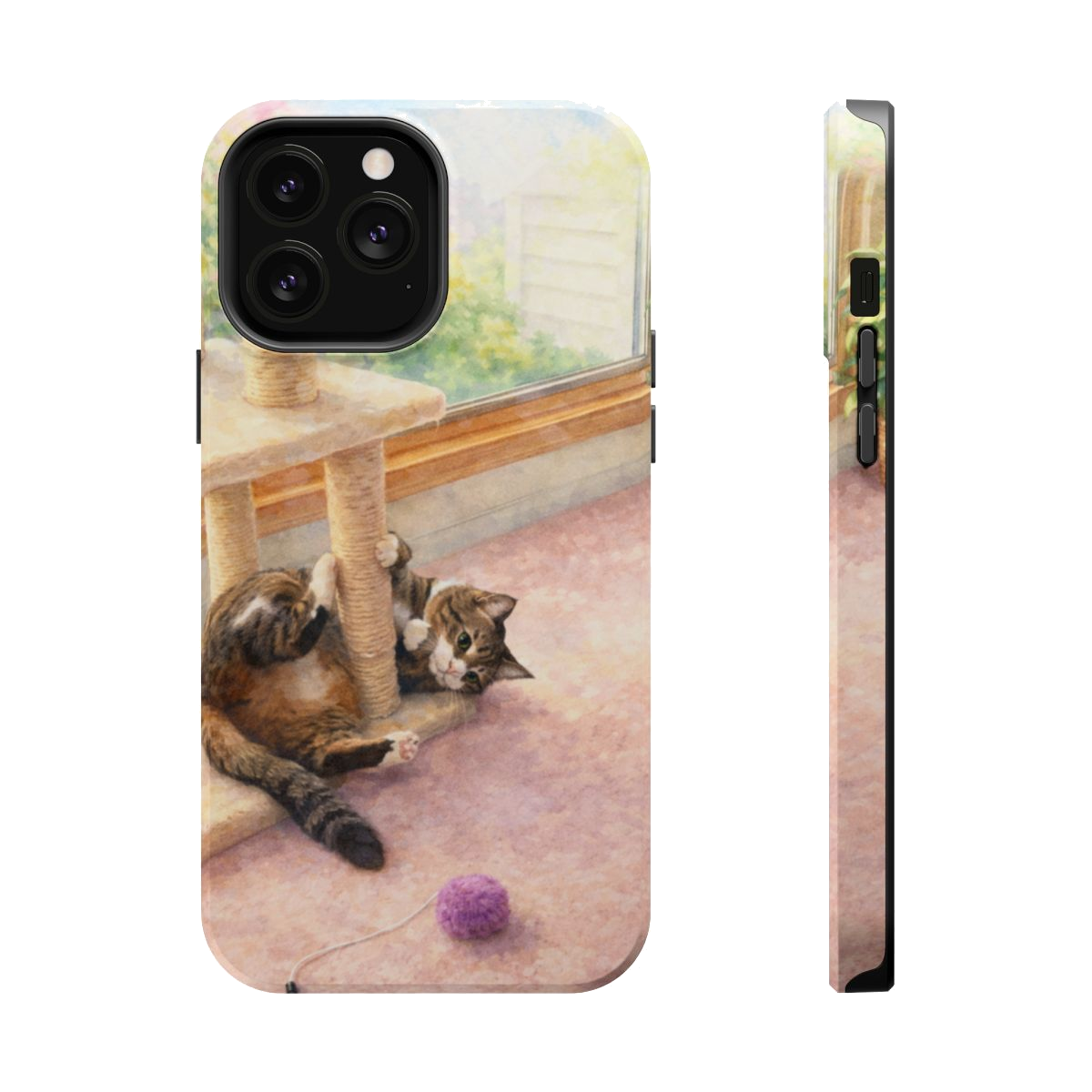 Playful Kitty Magnetic Phone Case - iPhone 13 Pro Max