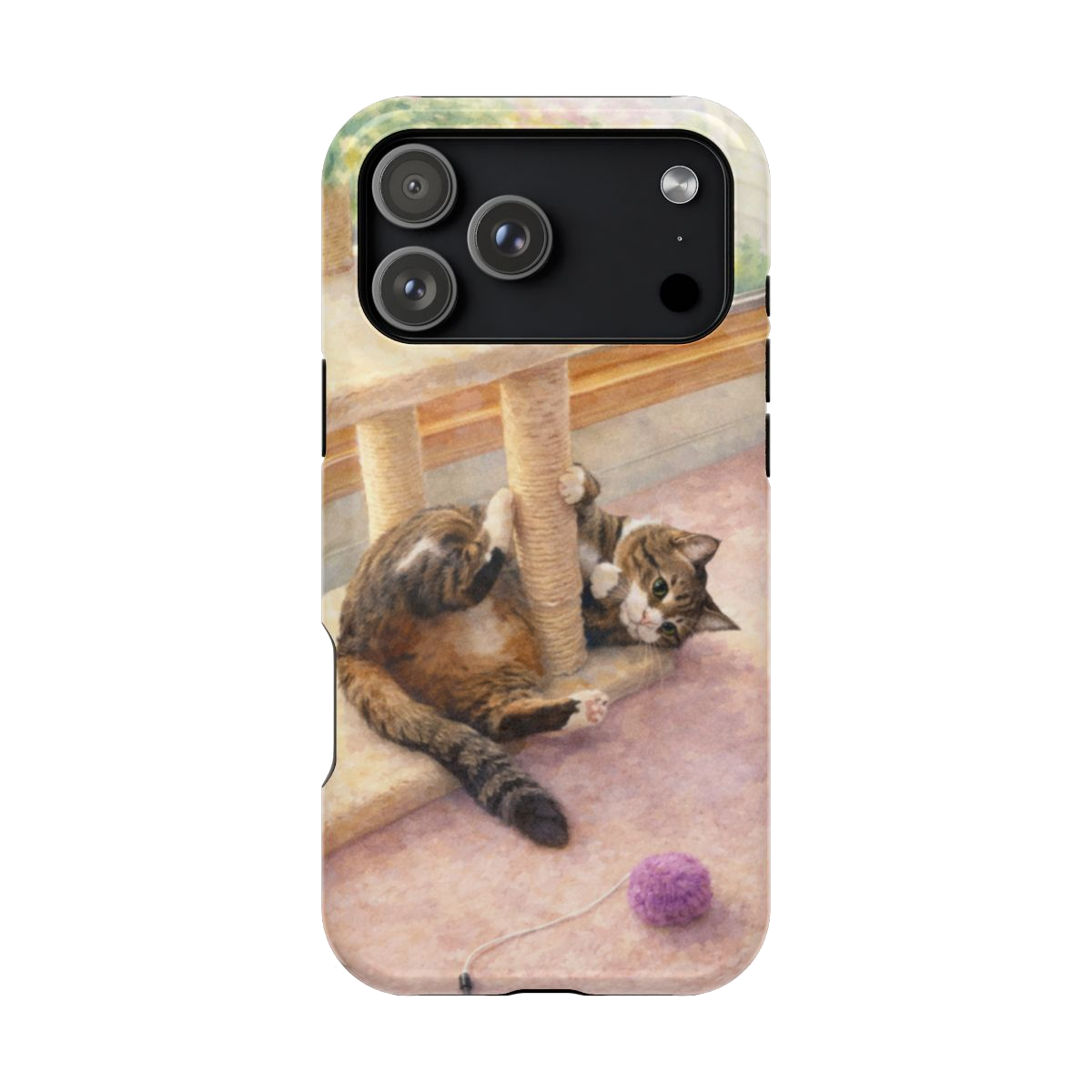 Playful Cat Magnetic Phone Case - iPhone 17 Pro Max