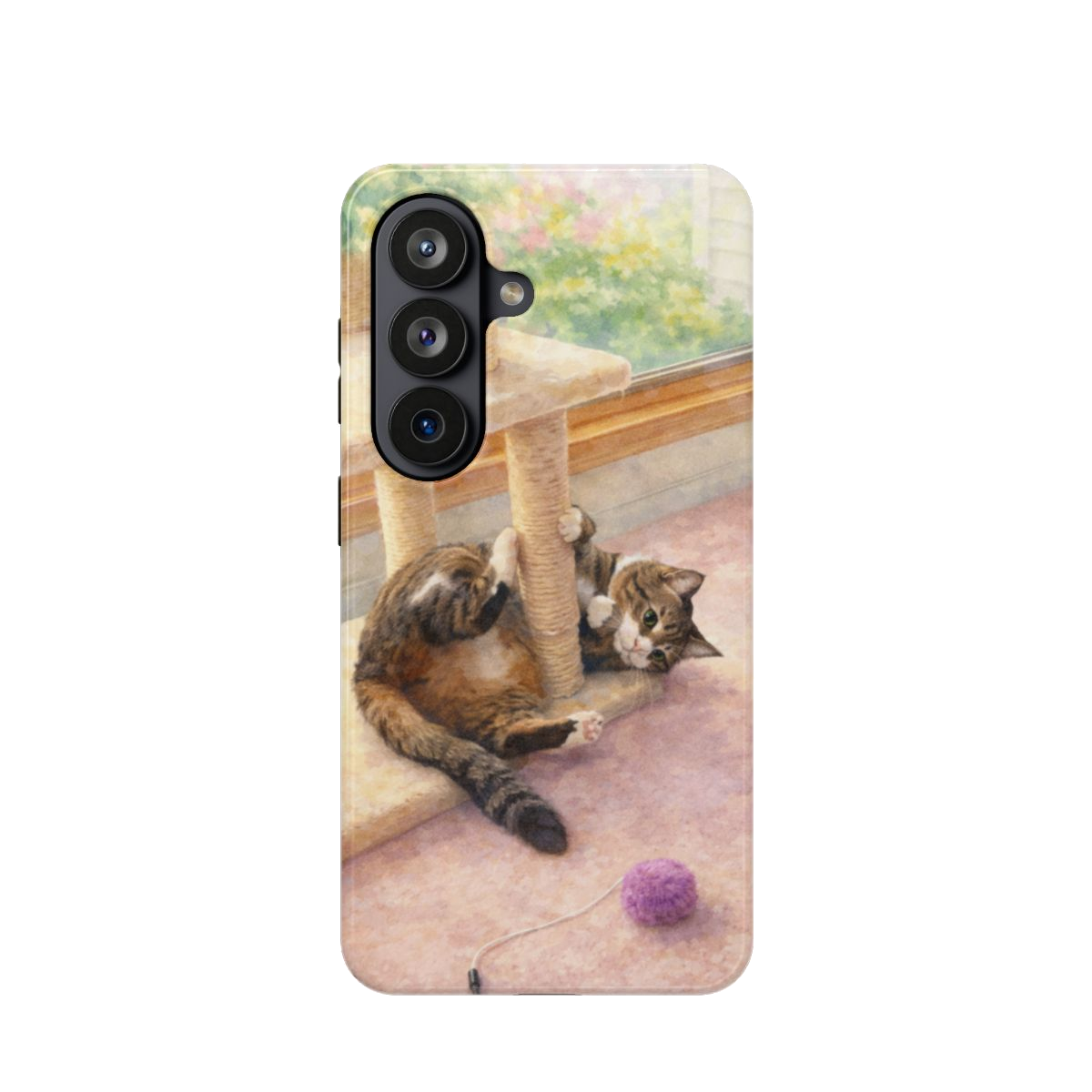 Playful Cat Magnetic Phone Case - Samsung Galaxy S26