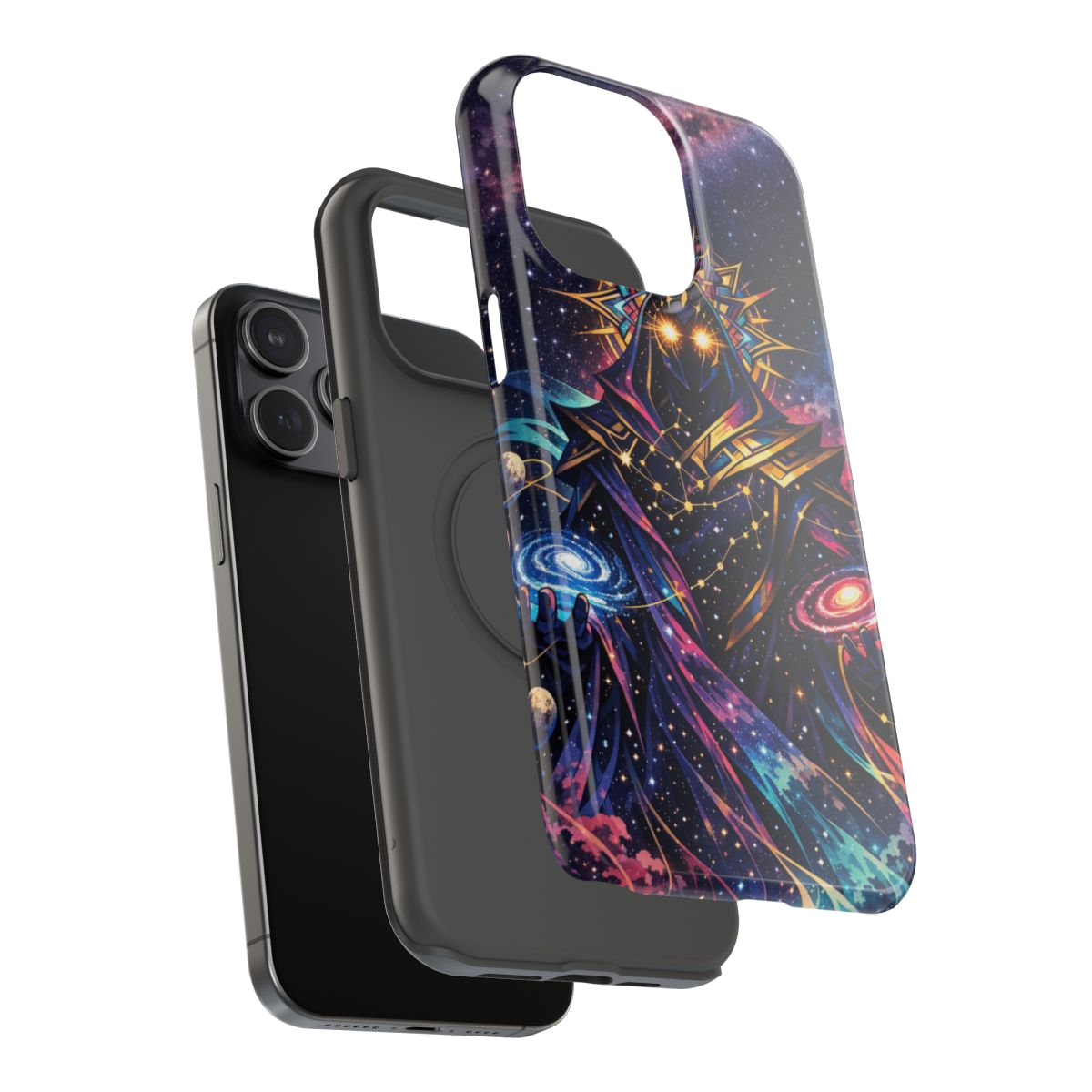Celestial Guardian Artwork Phone Case - Mockup 3
