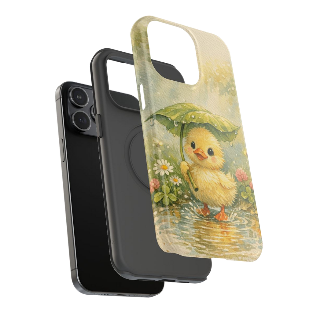 Whimsical Duck Delight Phone Case - Mockup 3