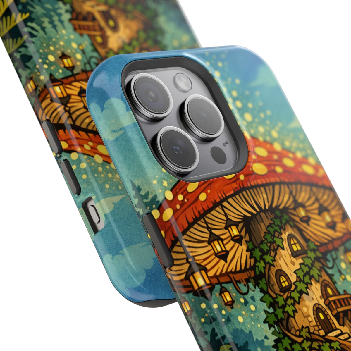 Enchanted Mushroom Haven Phone Case - Mockup 1