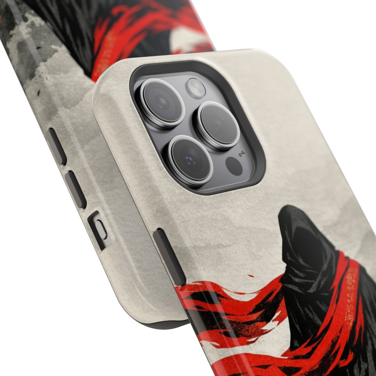 Crimson Veil Essence Phone Case - Mockup 1