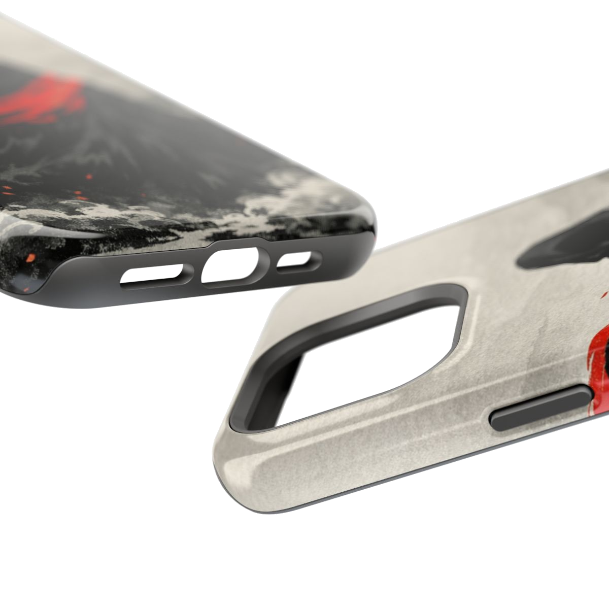 Crimson Veil Essence Phone Case - Mockup 2