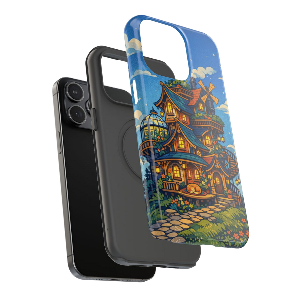 Whimsical Haven Retreat Phone Case - Mockup 3