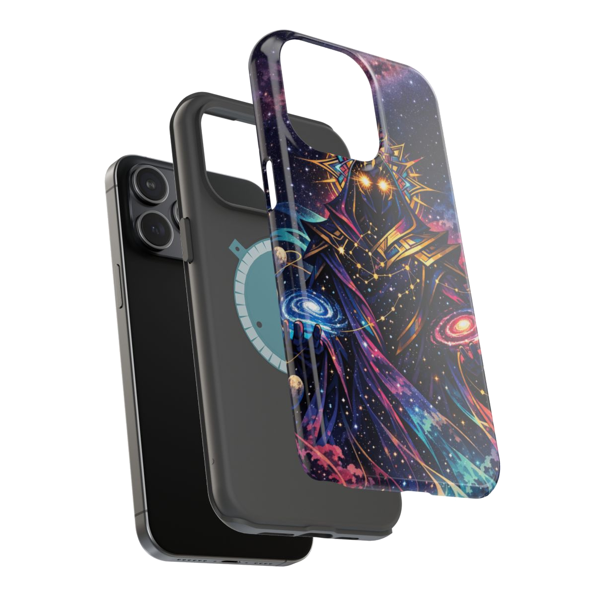 Celestial Guardian Artwork Magnetic Phone Case - Mockup 3