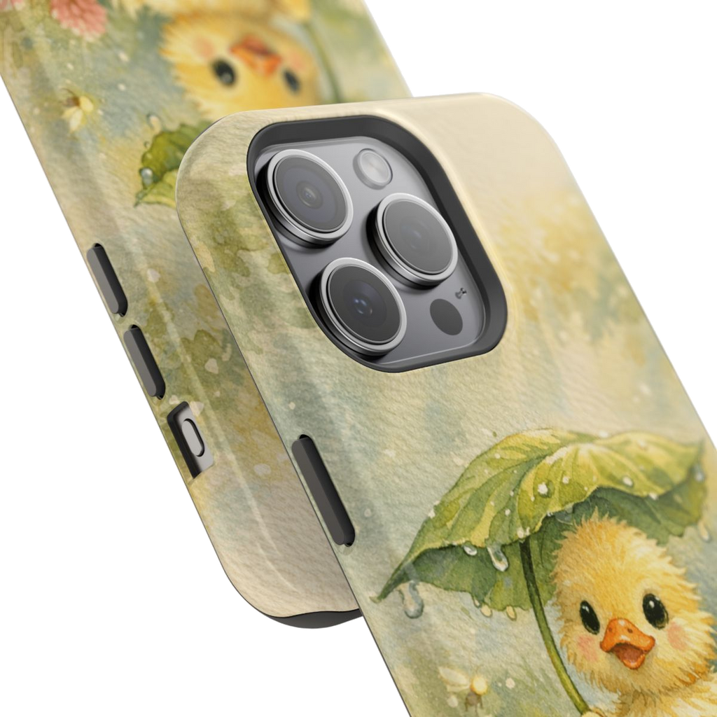 Whimsical Duck Delight Magnetic Phone Case - Mockup 1