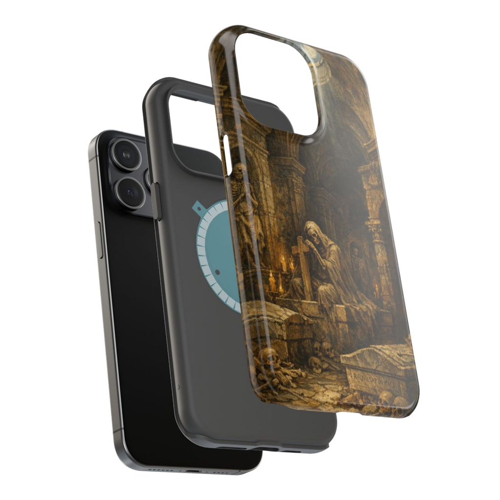 Catacomb Chronicles Magnetic Phone Case - Mockup 3