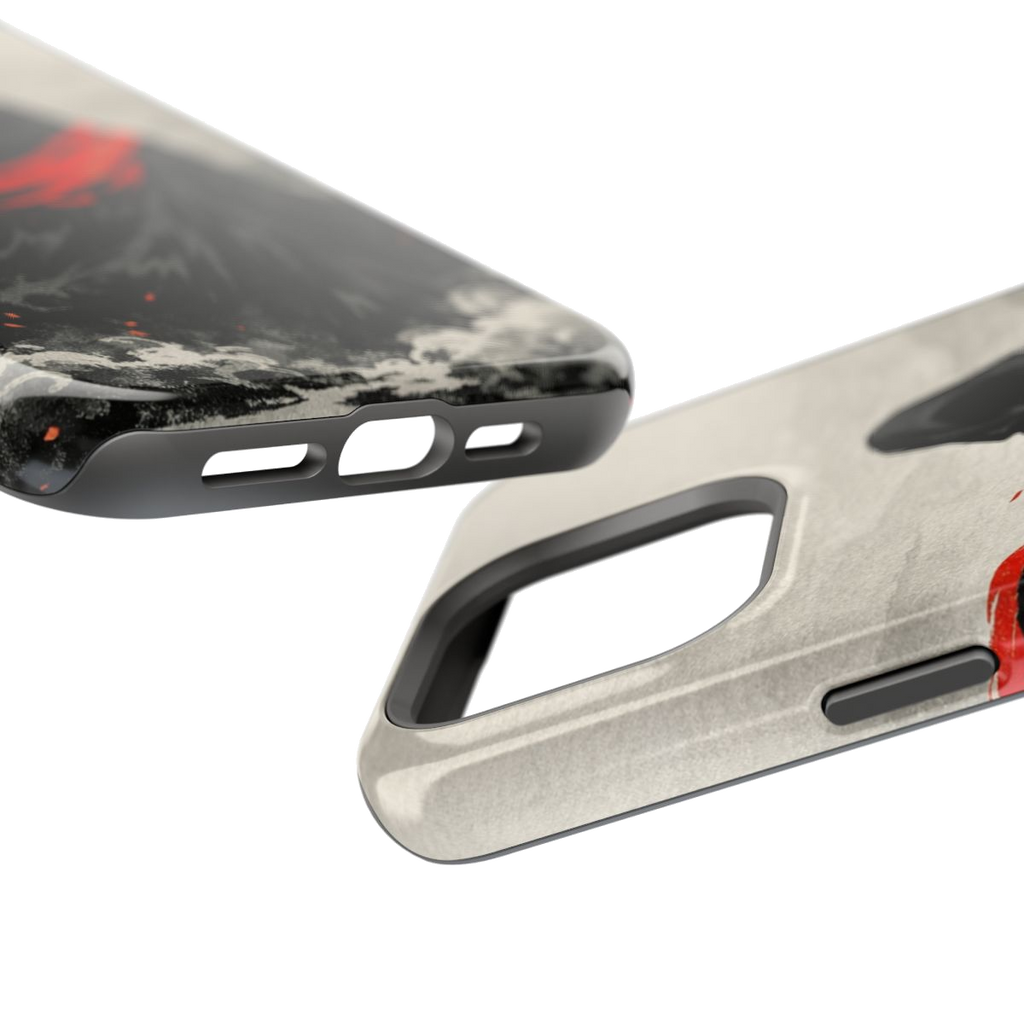 Crimson Veil Essence Magnetic Phone Case - Mockup 2