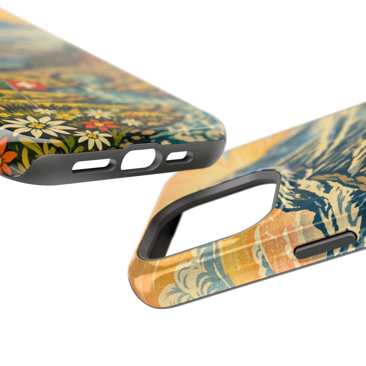Alpine Adventure Art Magnetic Phone Case - Mockup 2