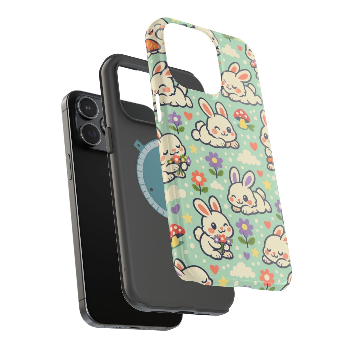 Design 0b81ac Magnetic Phone Case - Mockup 3