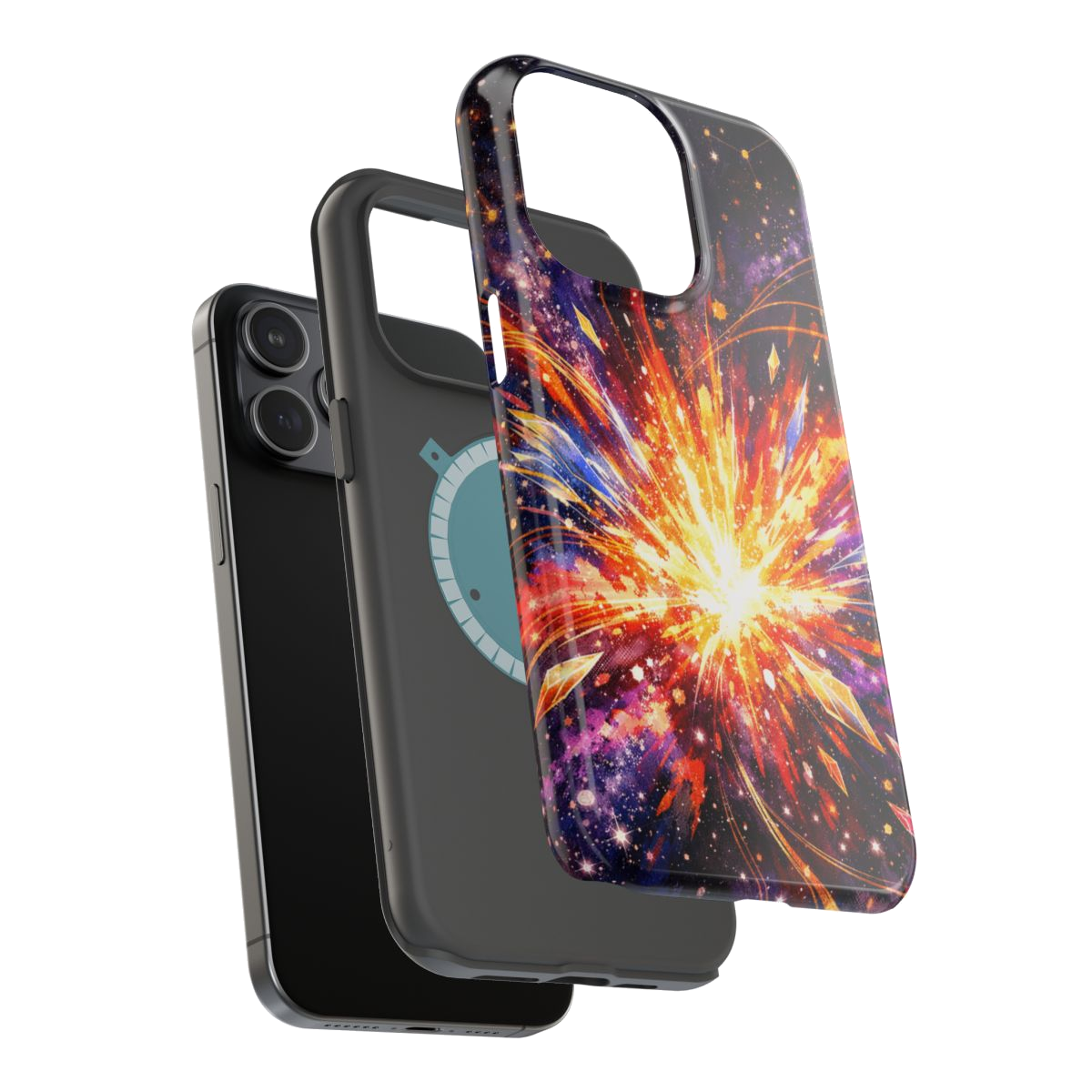 Cosmic Euphoria Magnetic Phone Case - Mockup 3