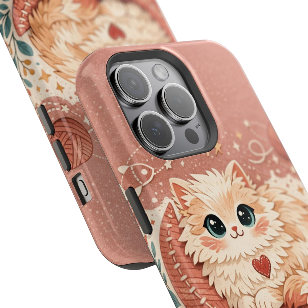 Cozy Moonlit Whimsy Magnetic Magnetic Phone Case - Mockup 1