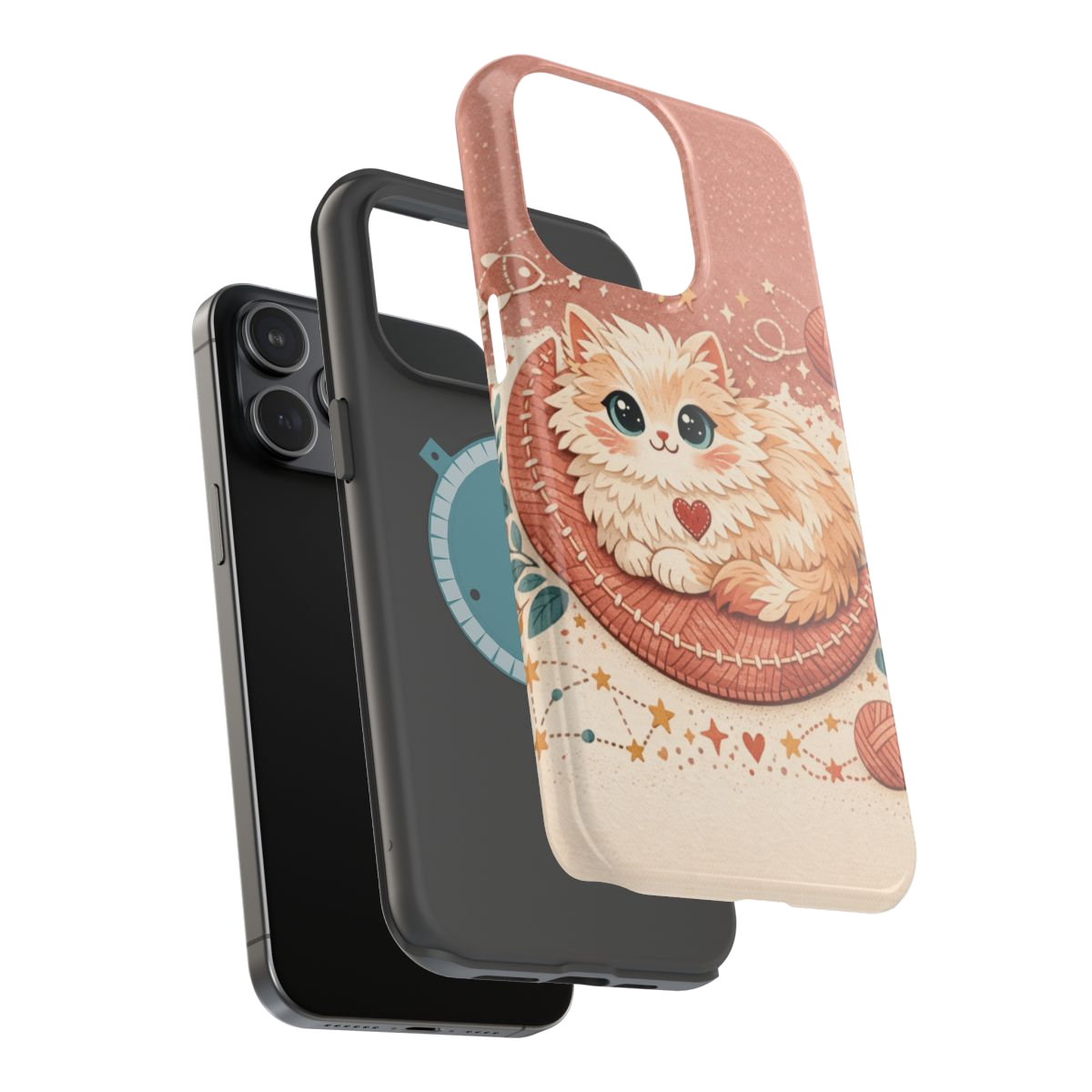 Cozy Moonlit Whimsy Magnetic Magnetic Phone Case - Mockup 3