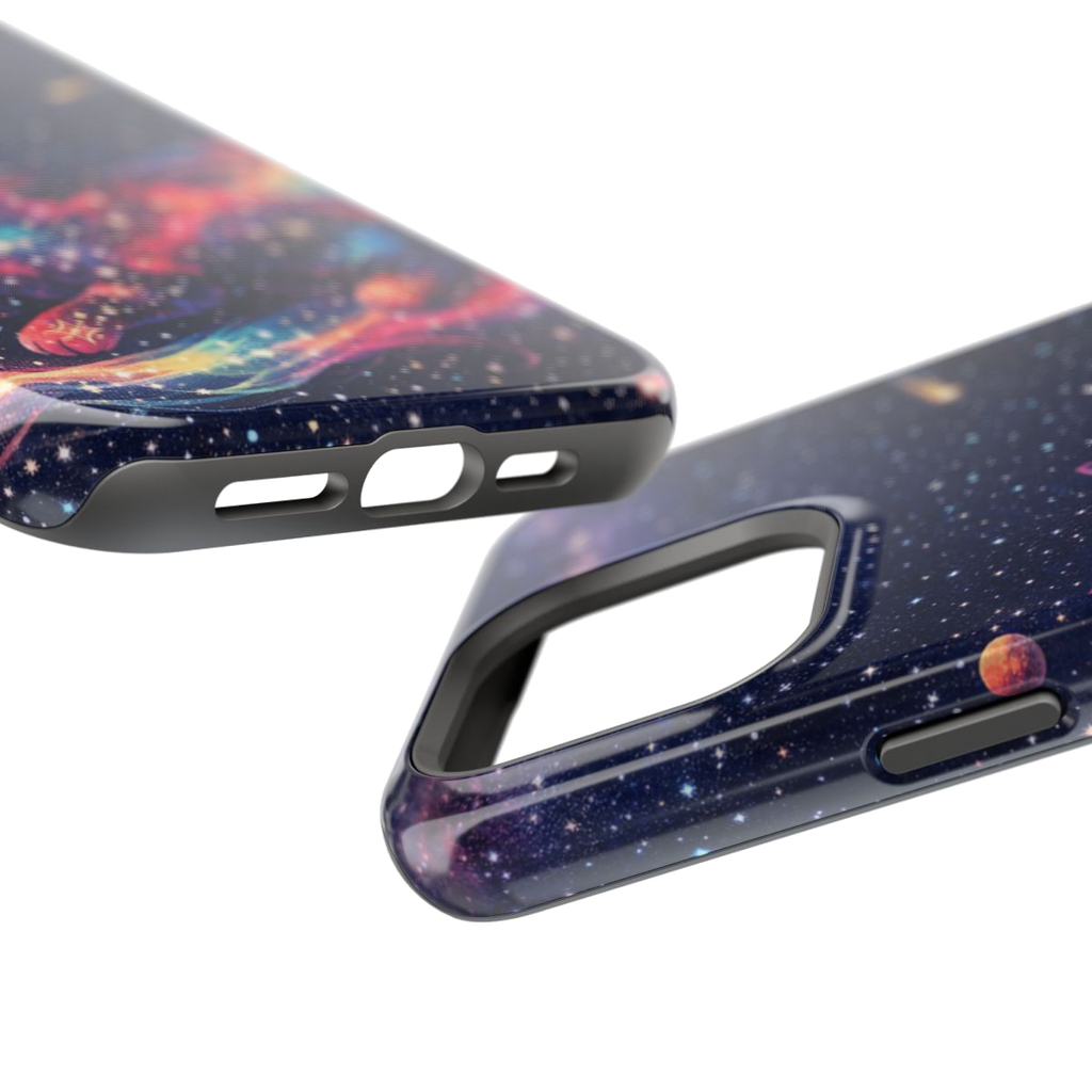 Celestial Cat Magic Magnetic Phone Case - Mockup 2
