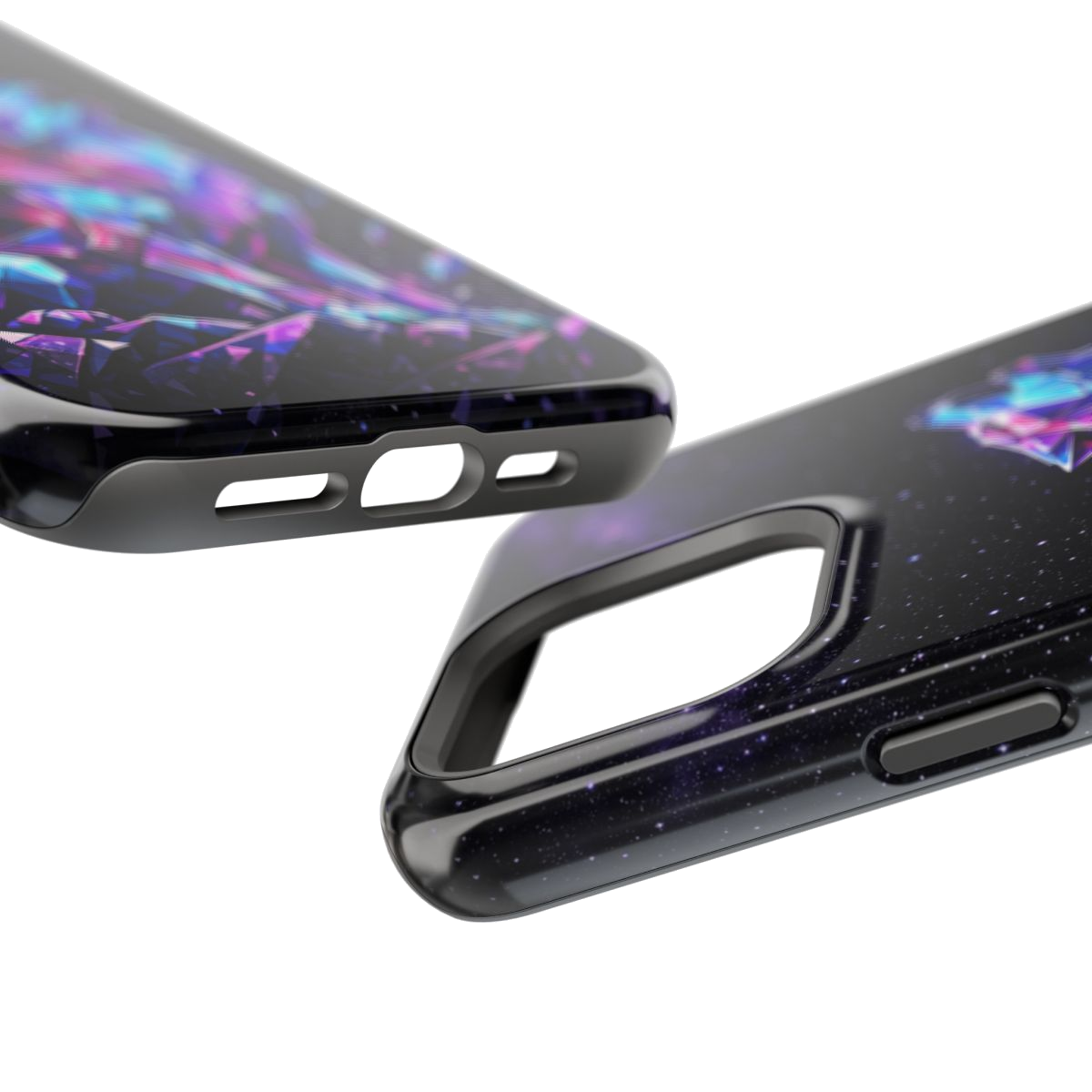 Neon Wolf Artistry Magnetic Phone Case - Mockup 2
