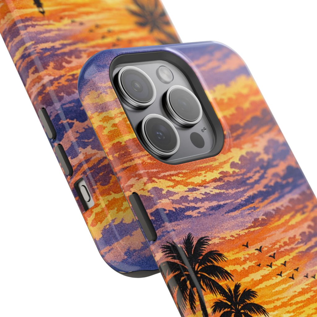 Coastal Dreamscape Print Magnetic Phone Case - Mockup 1