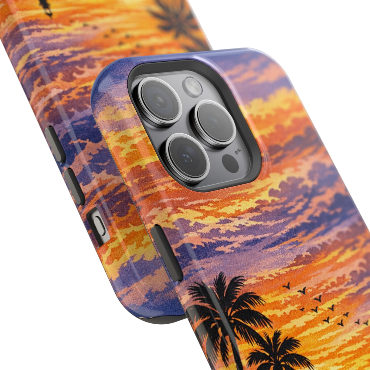 Coastal Dreamscape Print Magnetic Phone Case - Mockup 1