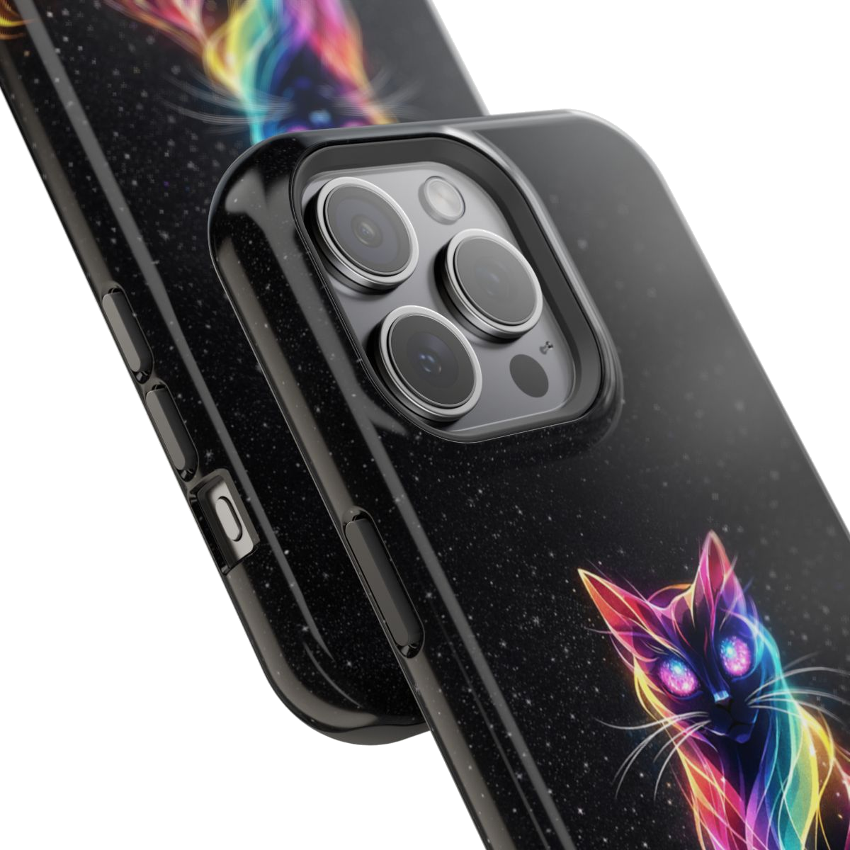 Mystic Aura Cat Magnetic Phone Case - Mockup 1