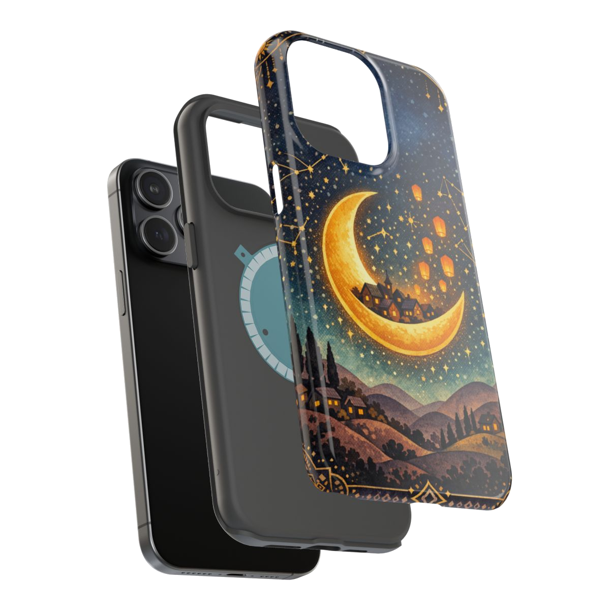 Celestial Dreamscape Magnetic Phone Case - Mockup 3