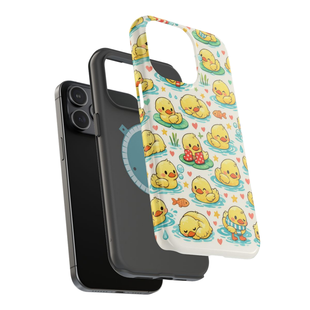 Duck Duck Duck Magnetic Phone Case - Mockup 3