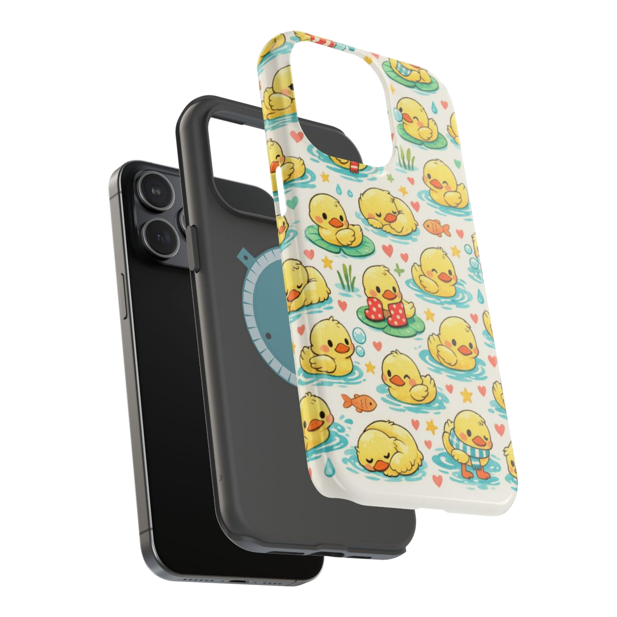 Duck Duck Duck Magnetic Phone Case - Mockup 3