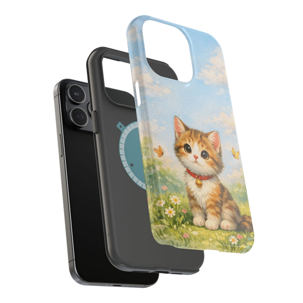 Sweet Kitten Magnetic Phone Case - Mockup 3