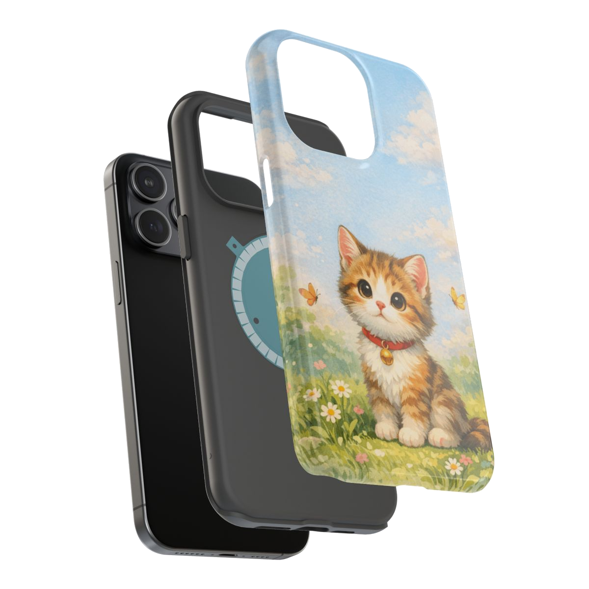 Sweet Kitten Magnetic Phone Case - Mockup 3