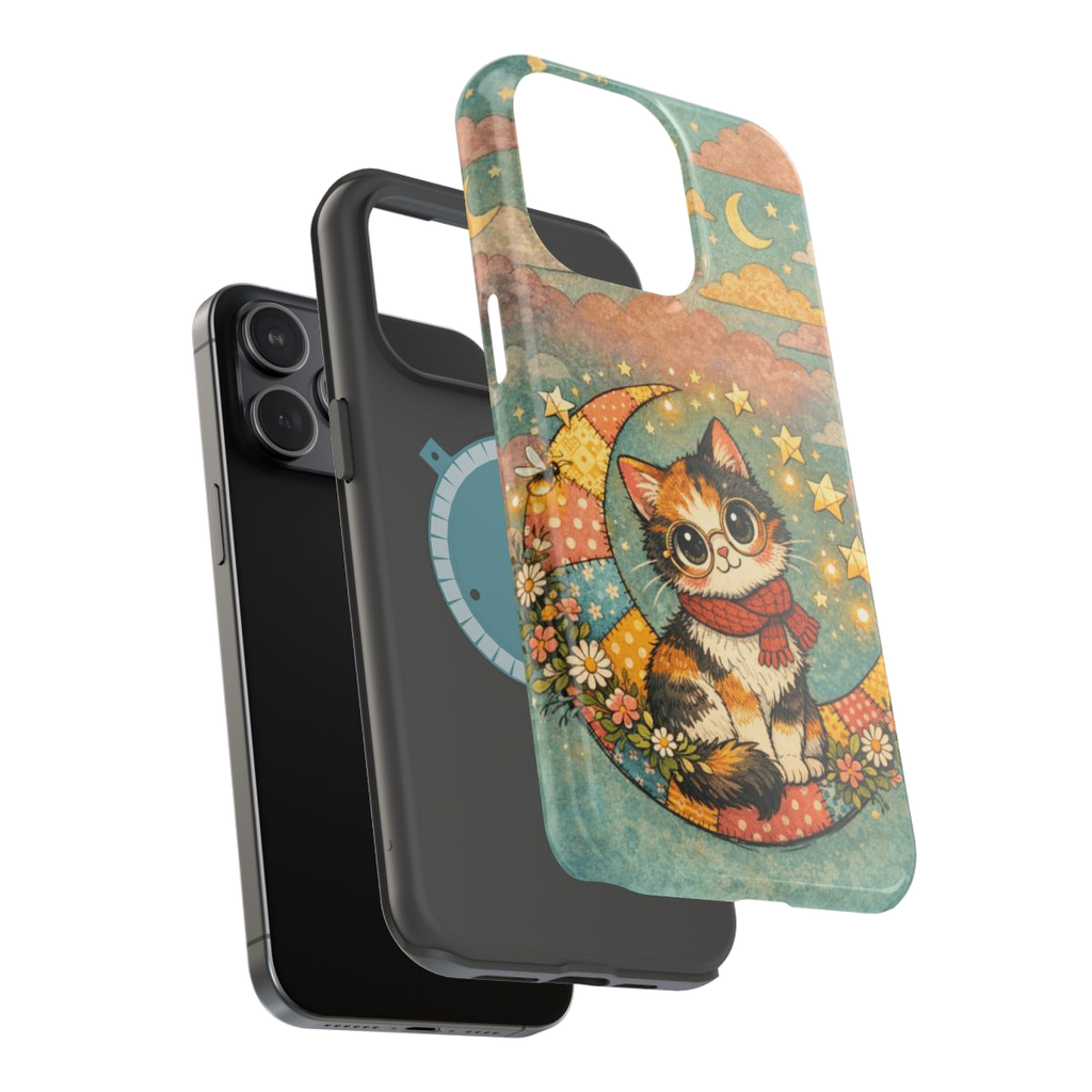 Charming Cat Magnetic Phone Case - Mockup 3