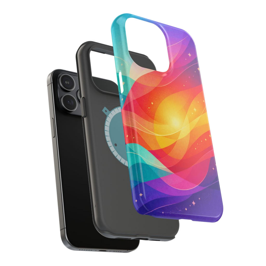 Color Flow Magnetic Phone Case - Mockup 3