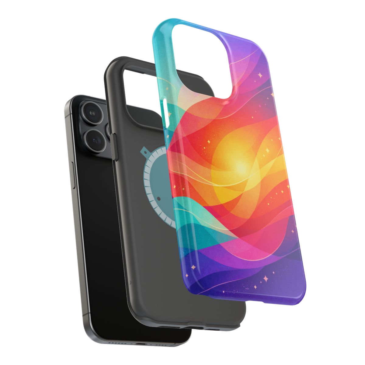 Color Flow Magnetic Phone Case - Mockup 3