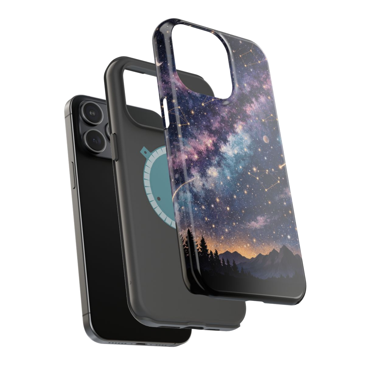 Starry Sky Magnetic Phone Case - Mockup 3