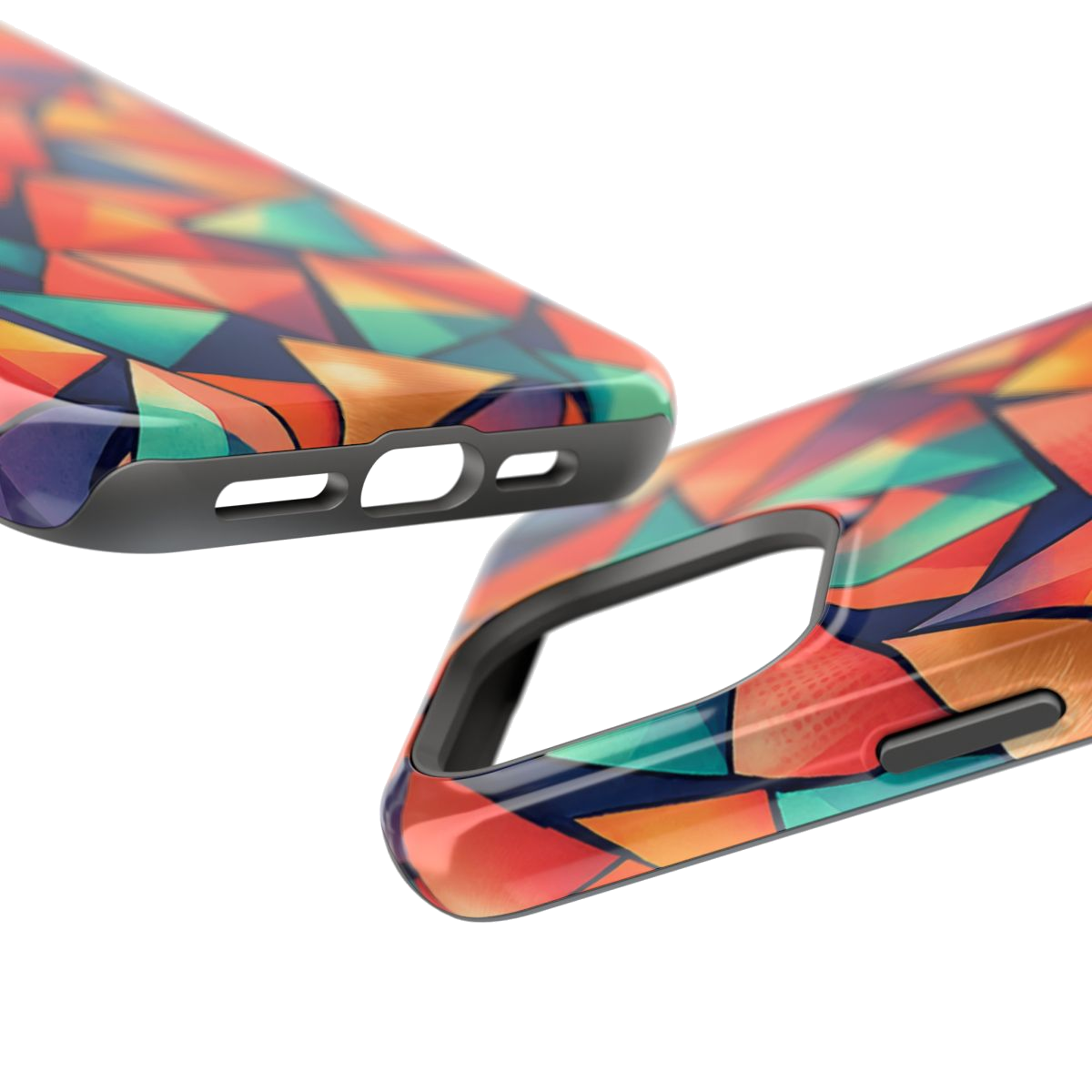 Geometric Madness Magnetic Phone Case - Mockup 2