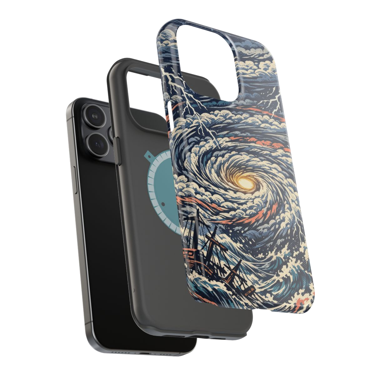 Raging Gale Magnetic Phone Case - Mockup 3