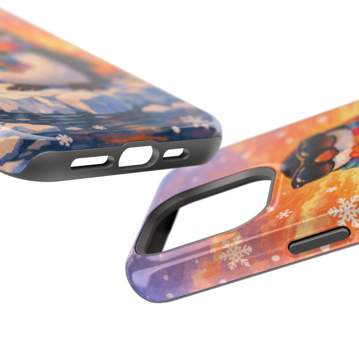 Cool Penguin Vibes Magnetic Phone Case - Mockup 2