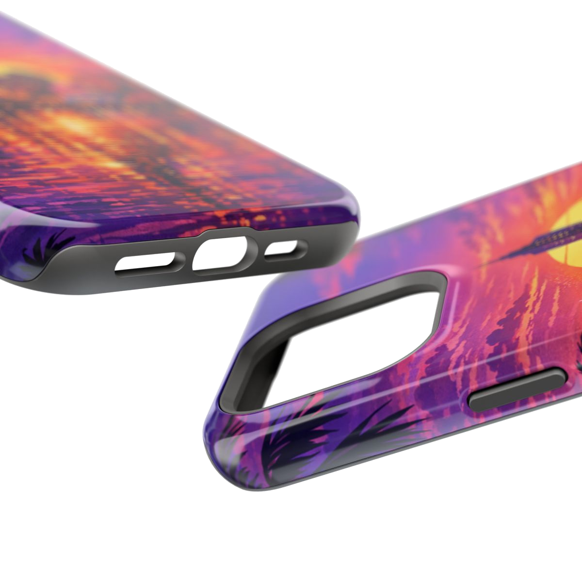 Vice City Sunset Magnetic Phone Case - Mockup 2