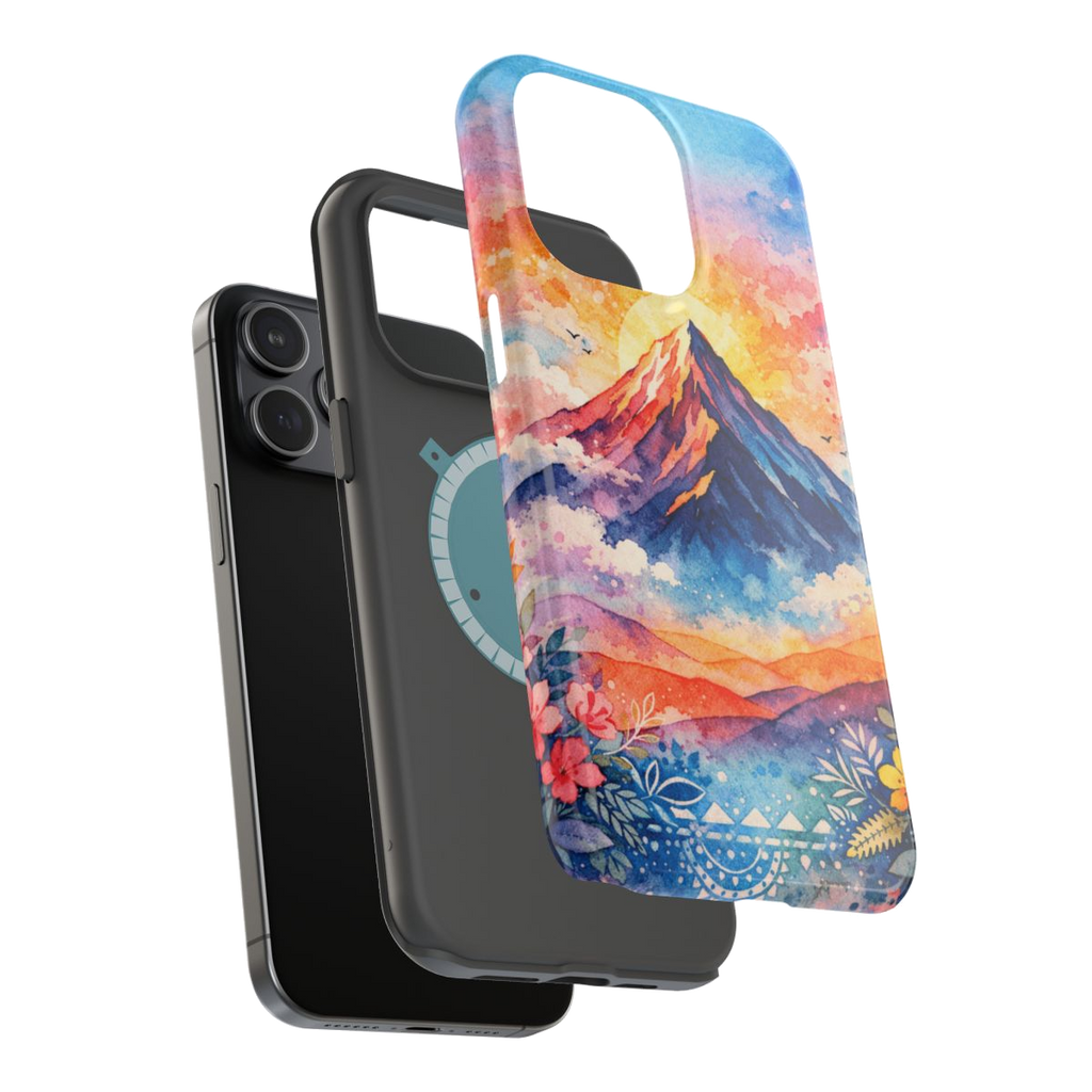 Dreamy Peak Artistry Magnetic Phone Case - Mockup 3