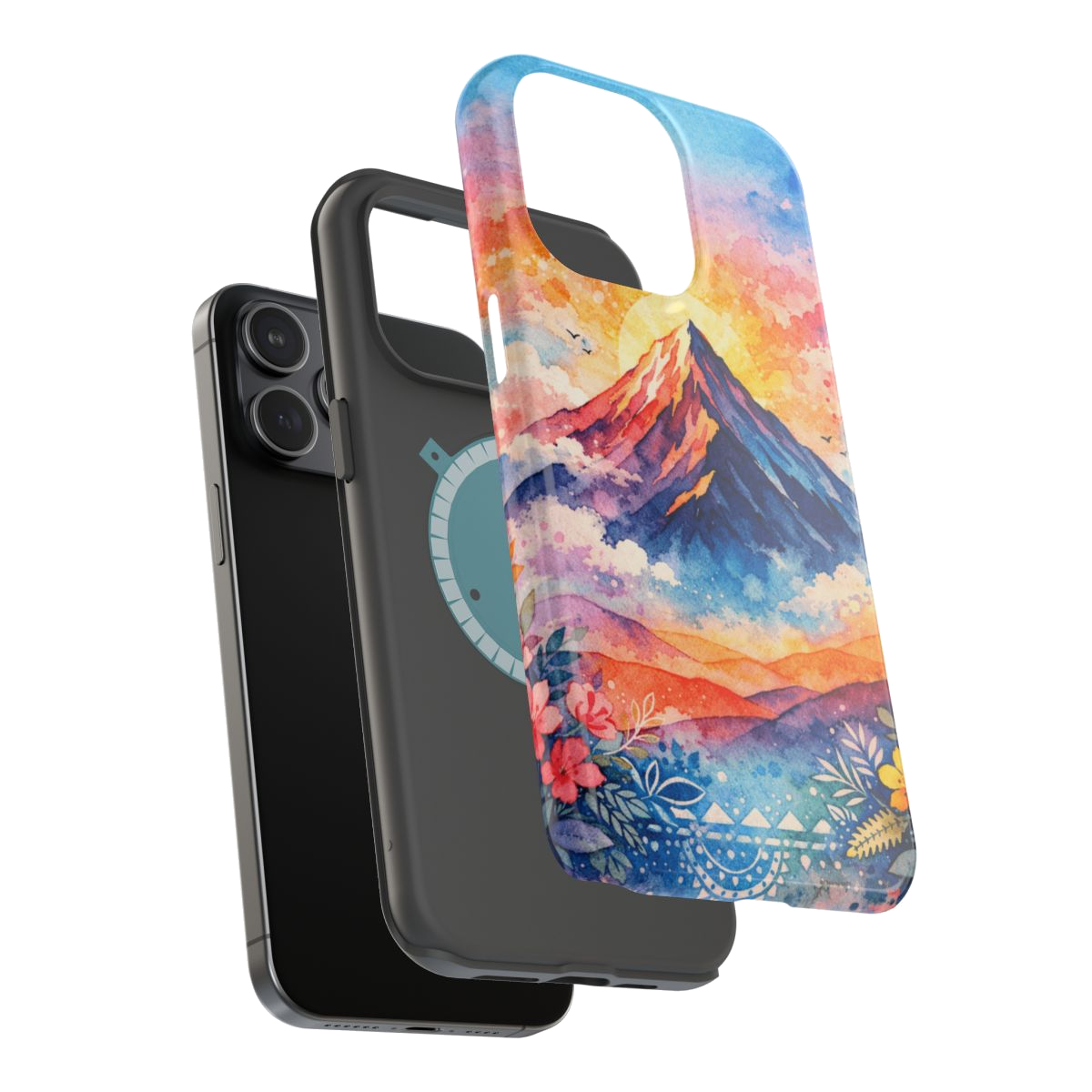Dreamy Peak Artistry Magnetic Phone Case - Mockup 3
