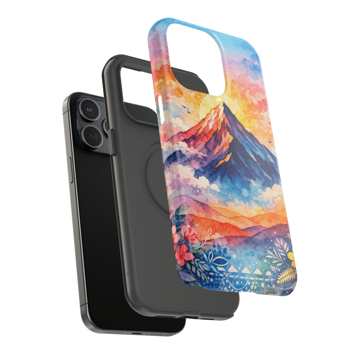 Dreamy Peak Artistry Phone Case - Mockup 3
