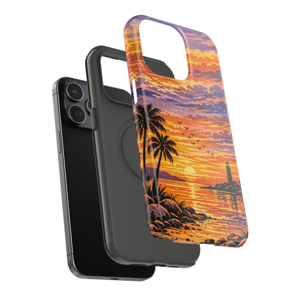 Coastal Dreamscape Print Phone Case - Mockup 3
