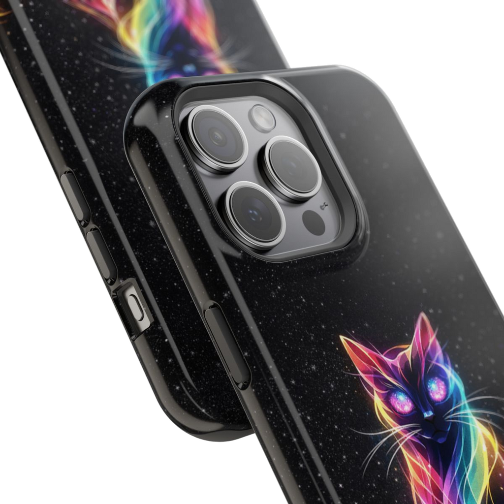 Mystic Aura Cat Phone Case - Mockup 1