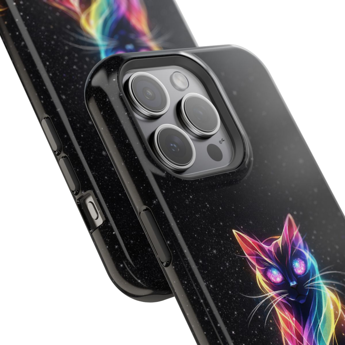 Mystic Aura Cat Phone Case - Mockup 1