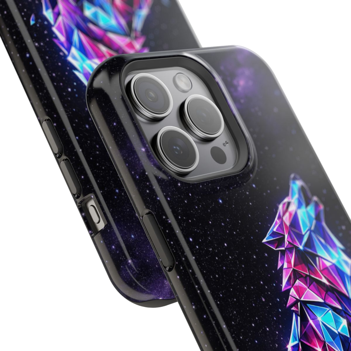 Neon Wolf Artistry Phone Case - Mockup 1