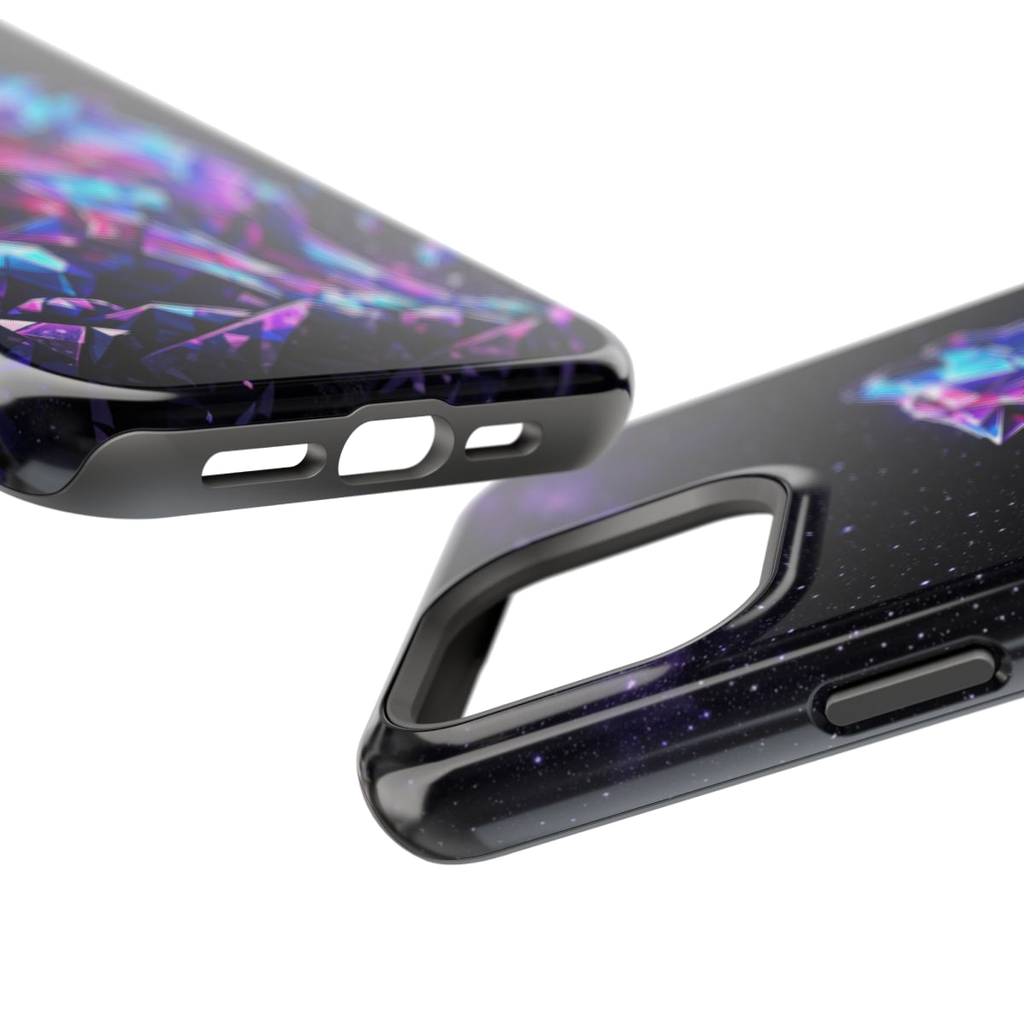 Neon Wolf Artistry Phone Case - Mockup 2
