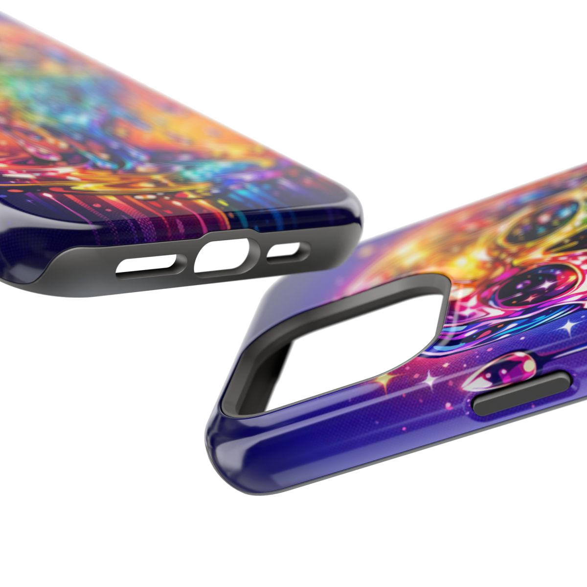 Prismatic Skull Drip Phone Case - Mockup 2